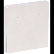 Выключатель 2-клавишный белый iTEQ SMART IEK IT-SM2ZI-K01