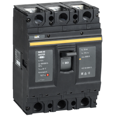 Выкл. авт. ВА88-40 3Р 400А 35кА MASTER IEK SVA50-3-0400-02 Выкл. авт. ВА88-40 3Р 400А 35кА MASTER IEK SVA50-3-0400-02