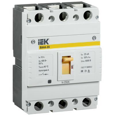 Авт. выкл. ВА44 35 3Р 200А 25кА IEK SVA4410-3-0200 Авт. выкл. ВА44 35 3Р 200А 25кА IEK SVA4410-3-0200