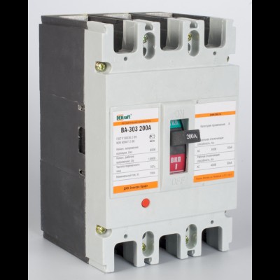 Выключатель авт. ВА-303 3Р 200А 40кА 21011DEK Выключатель авт. ВА-303 3Р 200А 40кА 21011DEK