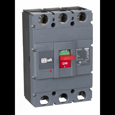 Выключатель автоматический Силовой 3P 630А c Ir=504А-630А 70кА ВА-335 DEKraf 21142DEK Выключатель автоматический Силовой 3P 630А c Ir=504А-630А 70кА ВА-335 DEKraf 21142DEK