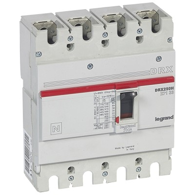 Выключатель DRX250 MT 200A 4P 36KA 027133 Выключатель DRX250 MT 200A 4P 36KA 027133