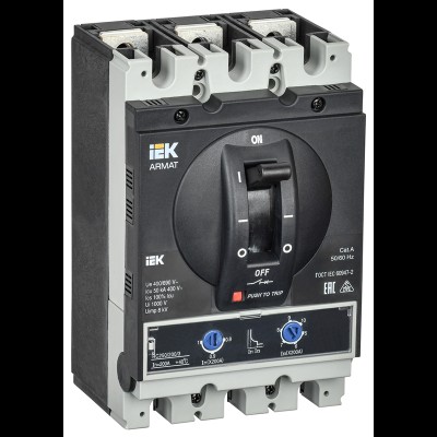 Авт. выкл. лит. корпус 3P G 50кА 200А ТМ рег. IEK ARMAT AR-MCCB-3G-050-0200A-ATUC Авт. выкл. лит. корпус 3P G 50кА 200А ТМ рег. IEK ARMAT AR-MCCB-3G-050-0200A-ATUC
