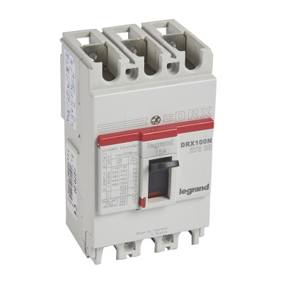 Выключатель DRX125 MT 15A 3P 20KA 027020 Выключатель DRX125 MT 15A 3P 20KA 027020