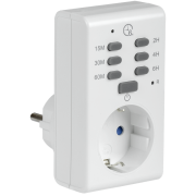 РТЭ-2 Розетка-таймер электр. с инд. 15мин-6ч 16А IP20 IEK ERT-12-1-16-O-00-4-20-K01