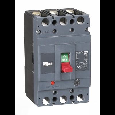 Выключатель автоматический ВА332 3п 16 A 50 кА ВА-330 А DEKraft 21130DEK Выключатель автоматический ВА332 3п 16 A 50 кА ВА-330 А DEKraft 21130DEK