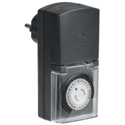 РТМ-4 Розетка-таймер механ. 30мин 24ч 48on/off 16А IP44 IEK ERT-20-1-16-S-30-0-44-K01