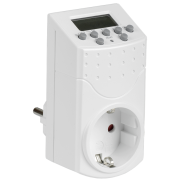 РТЭ-1 Розетка-таймер электр. 1мин 7дн 140on/off 16А IP20 IEK ERT-10-1-16-N-01-5-20-K01