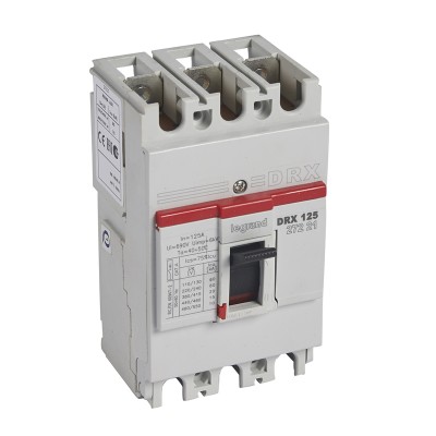 Выключатель силовой DRX125 MT 125A 3P 20kA 027221 Выключатель силовой DRX125 MT 125A 3P 20kA 027221