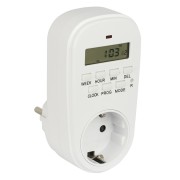 Розеточный электронный таймер SAT-20p 16A недельный EKF PROxima SAT-20p