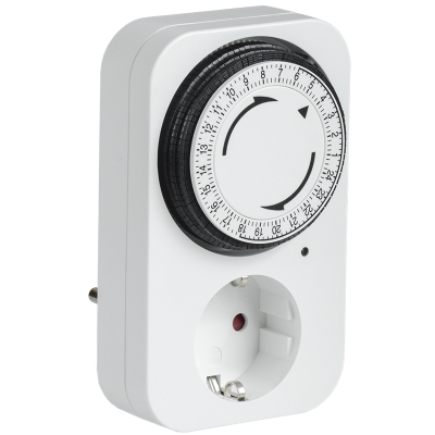 РТМ-2 Розетка-таймер мех инд 15мин 24ч 96on/off 16А IP20 IEK ERT-20-1-16-S-15-1-20-K01 РТМ-2 Розетка-таймер мех инд 15мин 24ч 96on/off 16А IP20 IEK ERT-20-1-16-S-15-1-20-K01