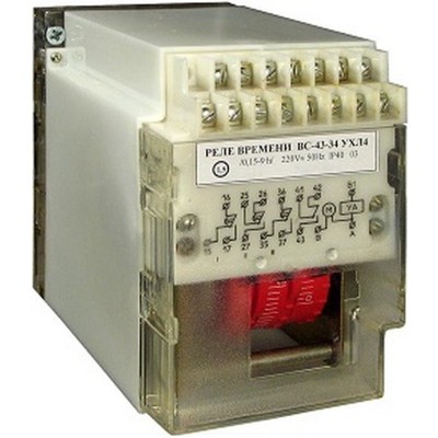Реле времени ВС-43-3-1 220В (1-60сек) A8011-76914381 Реле времени ВС-43-3-1 220В (1-60сек) A8011-76914381