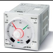 Таймер 1-функциональный (PI) монтаж на панель или в розетку 8-штырьковый разъем 12…240В AC/DC 2CO 5А регулировка времени 0.05с…100ч IP40 889202400000PAS 889202400001