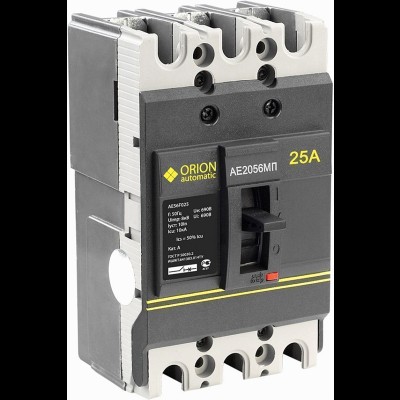 Автомат 3П 25А 10кА АЕ 2056МП ORION te00118740 Автомат 3П 25А 10кА АЕ 2056МП ORION te00118740
