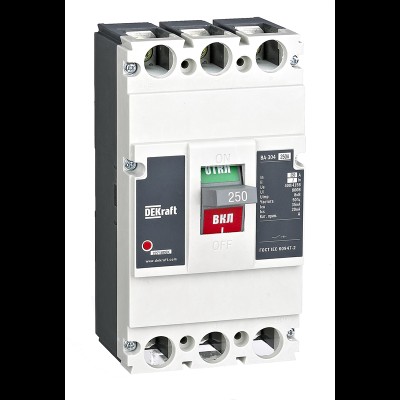 Выключатель автоматический ВА-304L 3P 400А 35кА 400В 22721DEK Выключатель автоматический ВА-304L 3P 400А 35кА 400В 22721DEK
