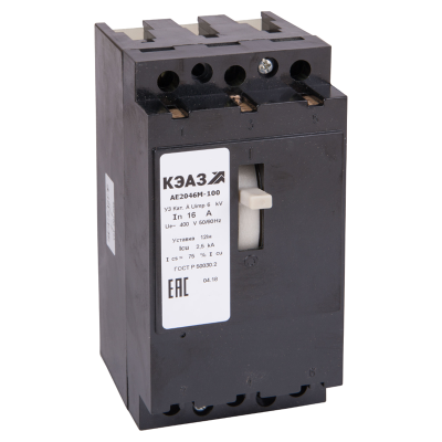 АЕ2046М-100-10А-12Iн-400AC-У3 104615 АЕ2046М-100-10А-12Iн-400AC-У3 104615
