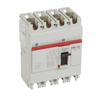 Выключатель DRX125 MT 125A 4P 10KA 027019 Выключатель DRX125 MT 125A 4P 10KA 027019