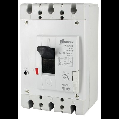 Выключатель ВА57-35-340010-250А-1250-2500 708613 Выключатель ВА57-35-340010-250А-1250-2500 708613