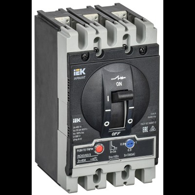 Авт. выкл. лит. корпус 3P S 35кА 63А ТМ рег. IEK ARMAT AR-MCCB-3S-035-0063A-ATUC Авт. выкл. лит. корпус 3P S 35кА 63А ТМ рег. IEK ARMAT AR-MCCB-3S-035-0063A-ATUC