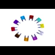 Набор автомобильных предохранителей мини в пластиковой коробке 100шт. 80-7023