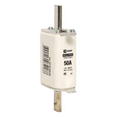 Плавкая вставка ППН-33 160/ 50А габарит 0 EKF PROxima fus-33-0/160/50 Плавкая вставка ППН-33 160/ 50А габарит 0 EKF PROxima fus-33-0/160/50