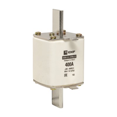 Предохранитель 400 А 660 В 2 (NH2) ППН-37 PROxima EKF fus-37/400 Предохранитель 400 А 660 В 2 (NH2) ППН-37 PROxima EKF fus-37/400