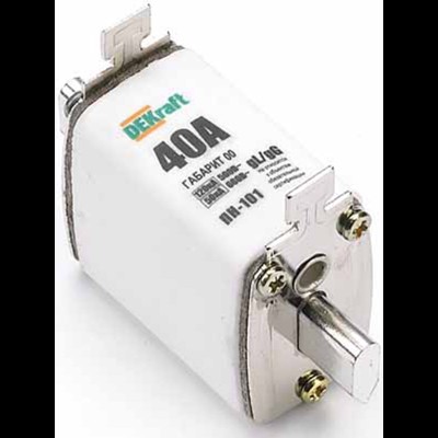 Предохранитель ножевой тип 33, габарит 00, 2А П 21327DEK Предохранитель ножевой тип 33, габарит 00, 2А П 21327DEK