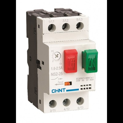 Выключатель автоматический защиты двигателя NS2-25 0.4-0.63А (R) 495075 Выключатель автоматический защиты двигателя NS2-25 0.4-0.63А (R) 495075