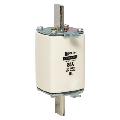 Предохранитель 80 А 660 В 1 (NH1) ППН-35 PROxima EKF fus-35/250/80 Предохранитель 80 А 660 В 1 (NH1) ППН-35 PROxima EKF fus-35/250/80