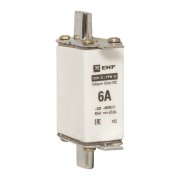Плавкая вставка ППН-33 100/6А габарит 00С EKF PROxima fus-33/100/6
