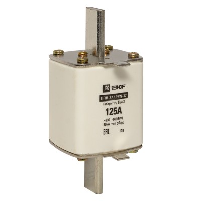 Плавкая вставка ППН-37 400/125А габарит 2 EKF PROxima fus-37/400/125 Плавкая вставка ППН-37 400/125А габарит 2 EKF PROxima fus-37/400/125