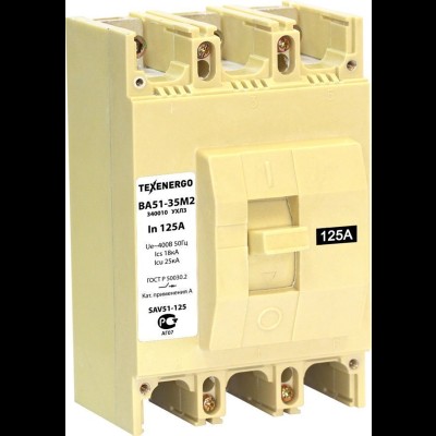 Выключатель ВА51-35М2-340010-125А-1500-690AC-УХЛ3 te00300101 Выключатель ВА51-35М2-340010-125А-1500-690AC-УХЛ3 te00300101