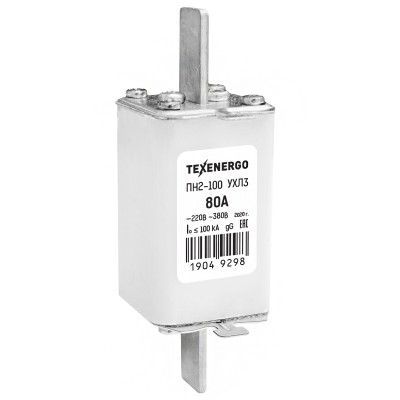 Плавкая вставка ПН-2 100/80А te00005156 Плавкая вставка ПН-2 100/80А te00005156