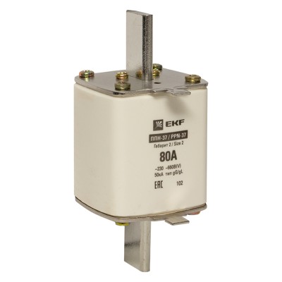 Плавкая вставка ППН-37 400/80А габарит 2 EKF PROxima fus-37/400/80 Плавкая вставка ППН-37 400/80А габарит 2 EKF PROxima fus-37/400/80
