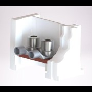 Универсальный комплект крепежа для переднего присоединения медной/алюминиевой шиной или двумя кабеля 4000013