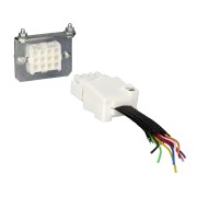 Разъем на 9 пров. (2 части) (NSX100/250) LV429272