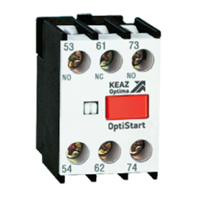 Блок контактный OptiStart K-FX-48421 фронтальный 2НО+1НЗ для F-09..(A)F-150 и FR 335302 Блок контактный OptiStart K-FX-48421 фронтальный 2НО+1НЗ для F-09..(A)F-150 и FR 335302
