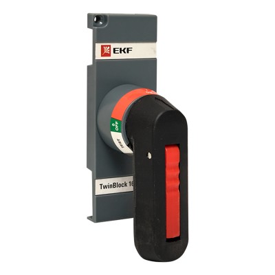 Рукоятка управления для прямой установки на рубильники реверсивные (I-0-II) TwinBlock 160-250А EKF PROxima tb-160-250-fh-rev Рукоятка управления для прямой установки на рубильники реверсивные (I-0-II) TwinBlock 160-250А EKF PROxima tb-160-250-fh-rev