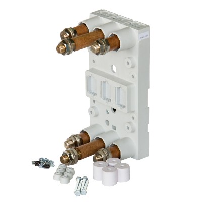 Втычное/выдвижное основание для крепления на монтажной панели с задним присоединением на шпильках 7003107 Втычное/выдвижное основание для крепления на монтажной панели с задним присоединением на шпильках 7003107