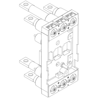 Втычное/выдвижное основание для крепления на монтажной панели с задним присоединением плоскими зажим 7003108 Втычное/выдвижное основание для крепления на монтажной панели с задним присоединением плоскими зажим 7003108