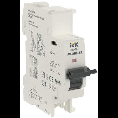 Независимый расцепитель AR-AUX-SR 12…24В IEK ARMAT AR-AUX-SR-12-24 Независимый расцепитель AR-AUX-SR 12…24В IEK ARMAT AR-AUX-SR-12-24