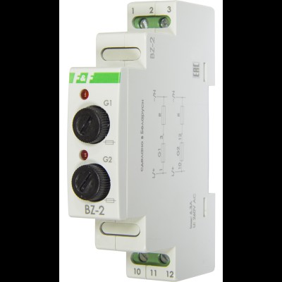 Держатель плавких предохранителей BZ-2 2шт, 1 модуль, DIN 230В EA09.001.002 Держатель плавких предохранителей BZ-2 2шт, 1 модуль, DIN 230В EA09.001.002