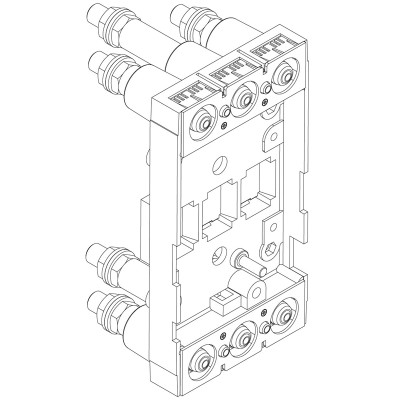 Устройство втычное с задним присоединением на шпильках для ВА50-39Про 7003155 Устройство втычное с задним присоединением на шпильках для ВА50-39Про 7003155