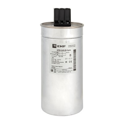 Конденсатор косинусный КПС-0,4-25-3 EKF PRO kps-0,4-25-3-pro Конденсатор косинусный КПС-0,4-25-3 EKF PRO kps-0,4-25-3-pro