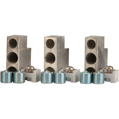 Трехполюсный комплект зажимов 2х95 комплект из 3-х шт для ВА57-35 7110409 Трехполюсный комплект зажимов 2х95 комплект из 3-х шт для ВА57-35 7110409