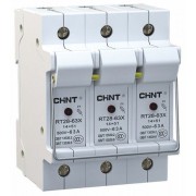 Держатель плавких вставок с индикацией RT28-63X 14х51 3П (CHINT) 520517