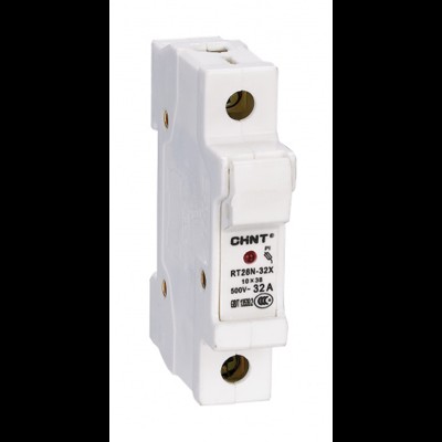 Держатель плавких вставок с индикацией RT28N-32X 10х38 1П (CHINT) 520347 Держатель плавких вставок с индикацией RT28N-32X 10х38 1П (CHINT) 520347
