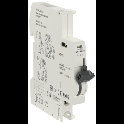 Контакт состояния AR-AUX-SC 240...415В IEK ARMAT AR-AUX-SC-240-415 Контакт состояния AR-AUX-SC 240...415В IEK ARMAT AR-AUX-SC-240-415
