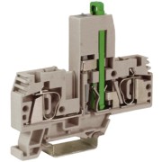 HMF.4/L48, держатель предохранителя, 4 кв.мм, серый с микросхемой LED 48 В ZHF248GR