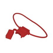 Держатель предохранителя типа Cтандарт прямоугольный красный 16-0421-4